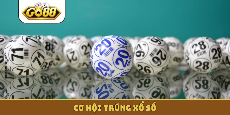 cơ hội trúng xổ số