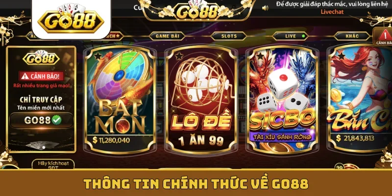 Thông tin chính thức về Go88