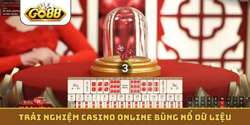 Trải nghiệm casino online bùng nổ dữ liệu